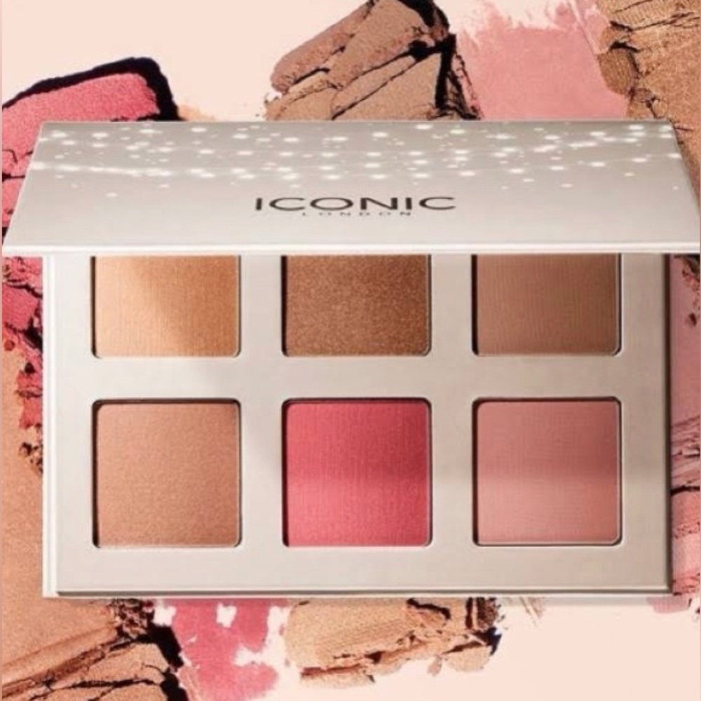Iconic London Blaze Chaser Eyeshadow Blush Face Powder Makeup